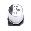 Capacitor (คาปาซิเตอร์) 47uf 50V SMD